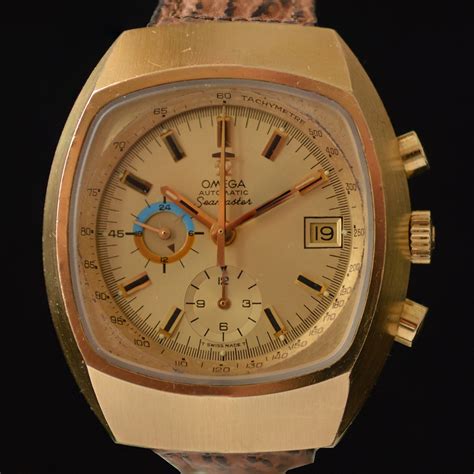 1970s omega seamaster|1970 Omega Seamaster chronograph.